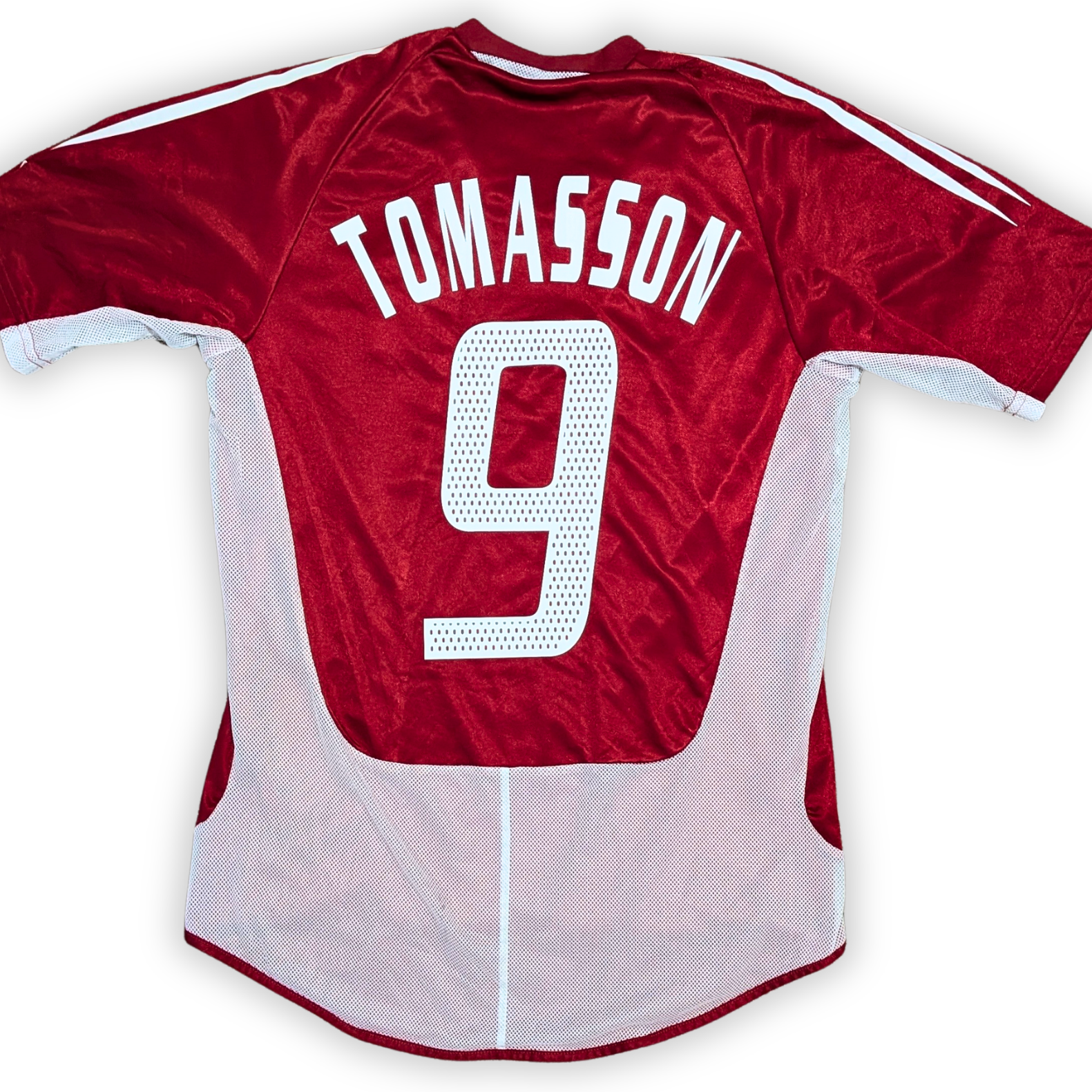 2004-05 Denmark Home Shirt - Tomasson 9