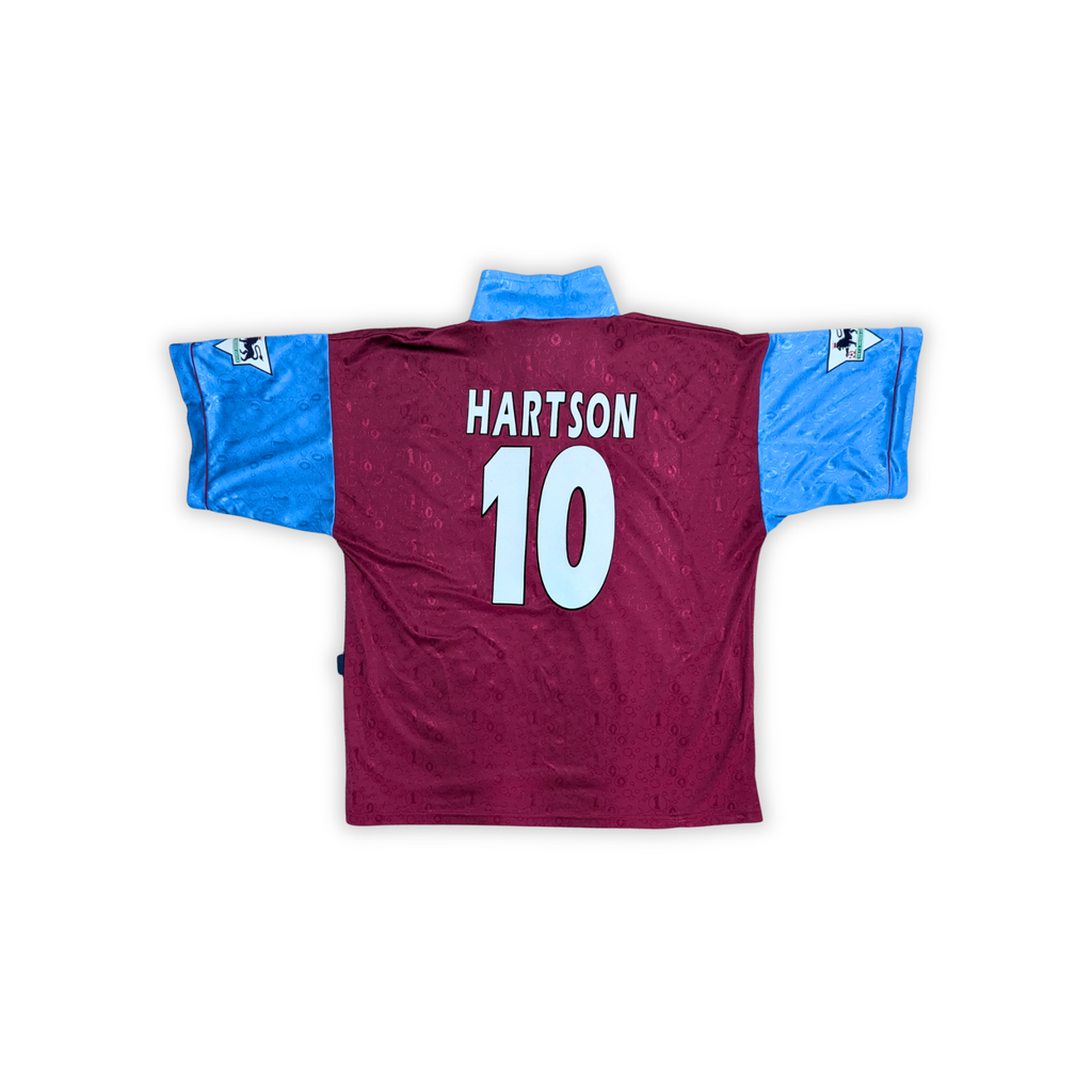 1995-97 West Ham Home Shirt - Hartson 10