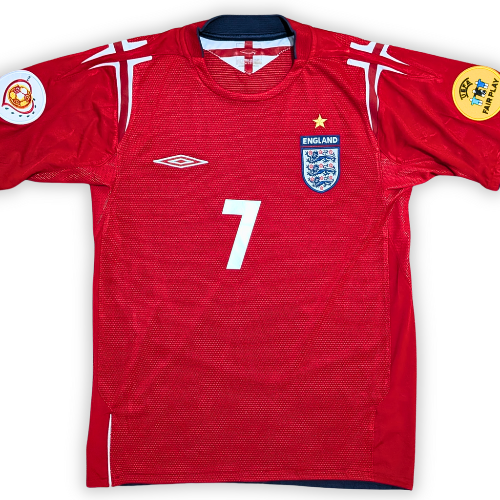 2004-06 England Away Shirt - Beckham 7