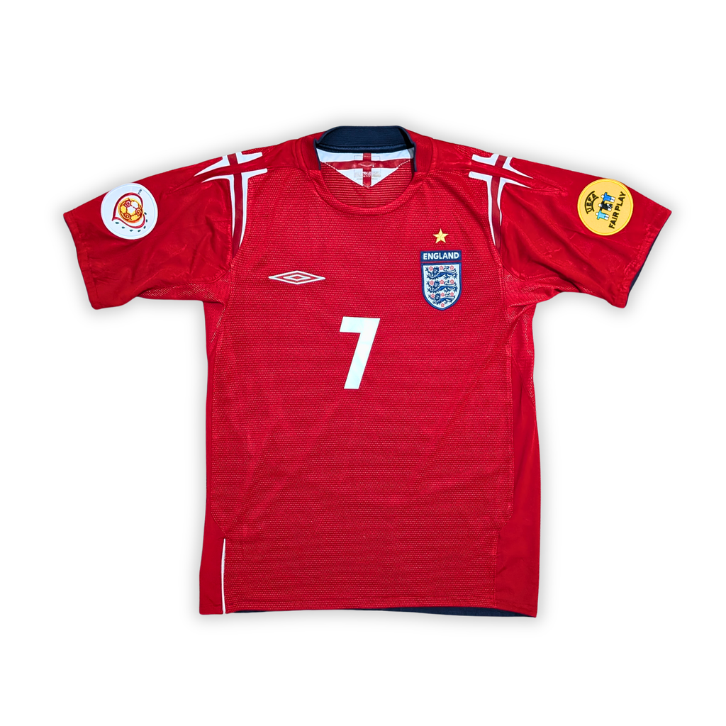 2004-06 England Away Shirt - Beckham 7