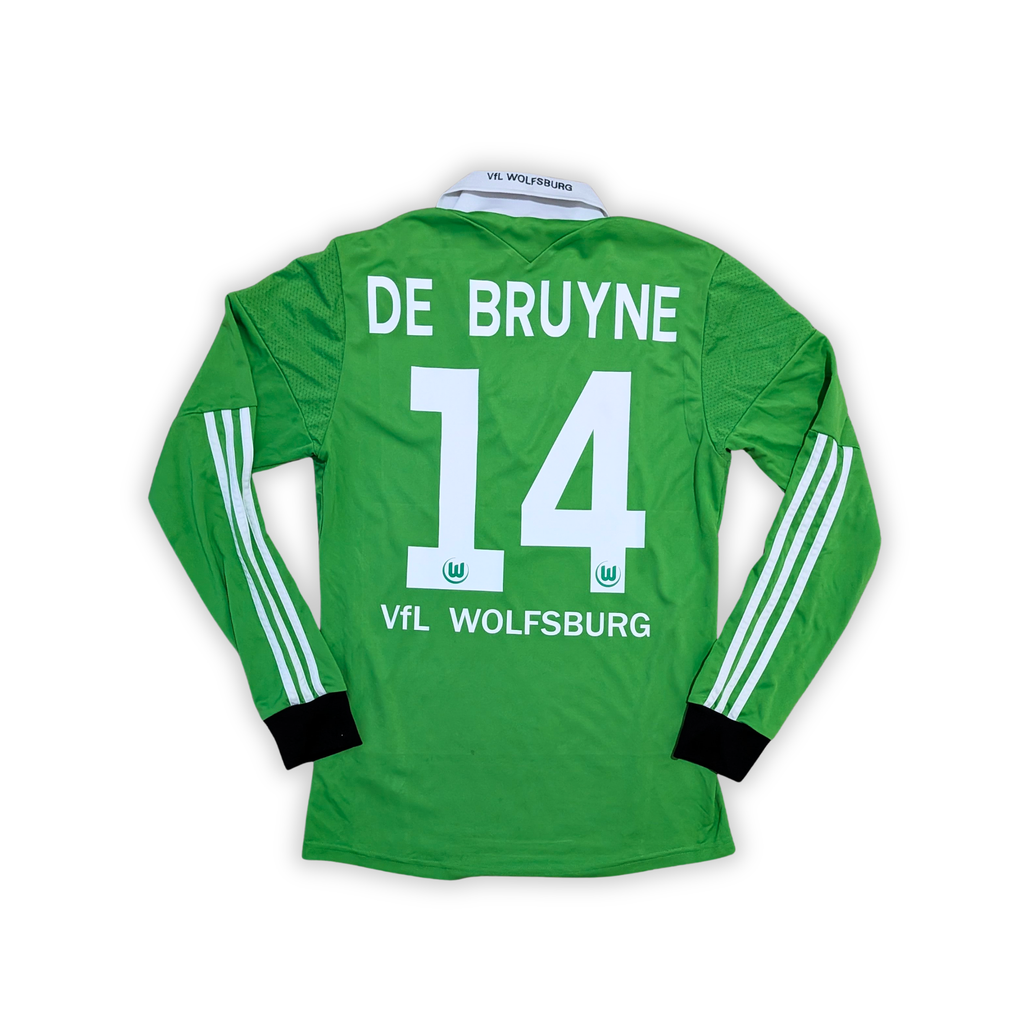 2013-14 Vfl Wolfsburg Long Sleeve Home Shirt - De Bruyne 14