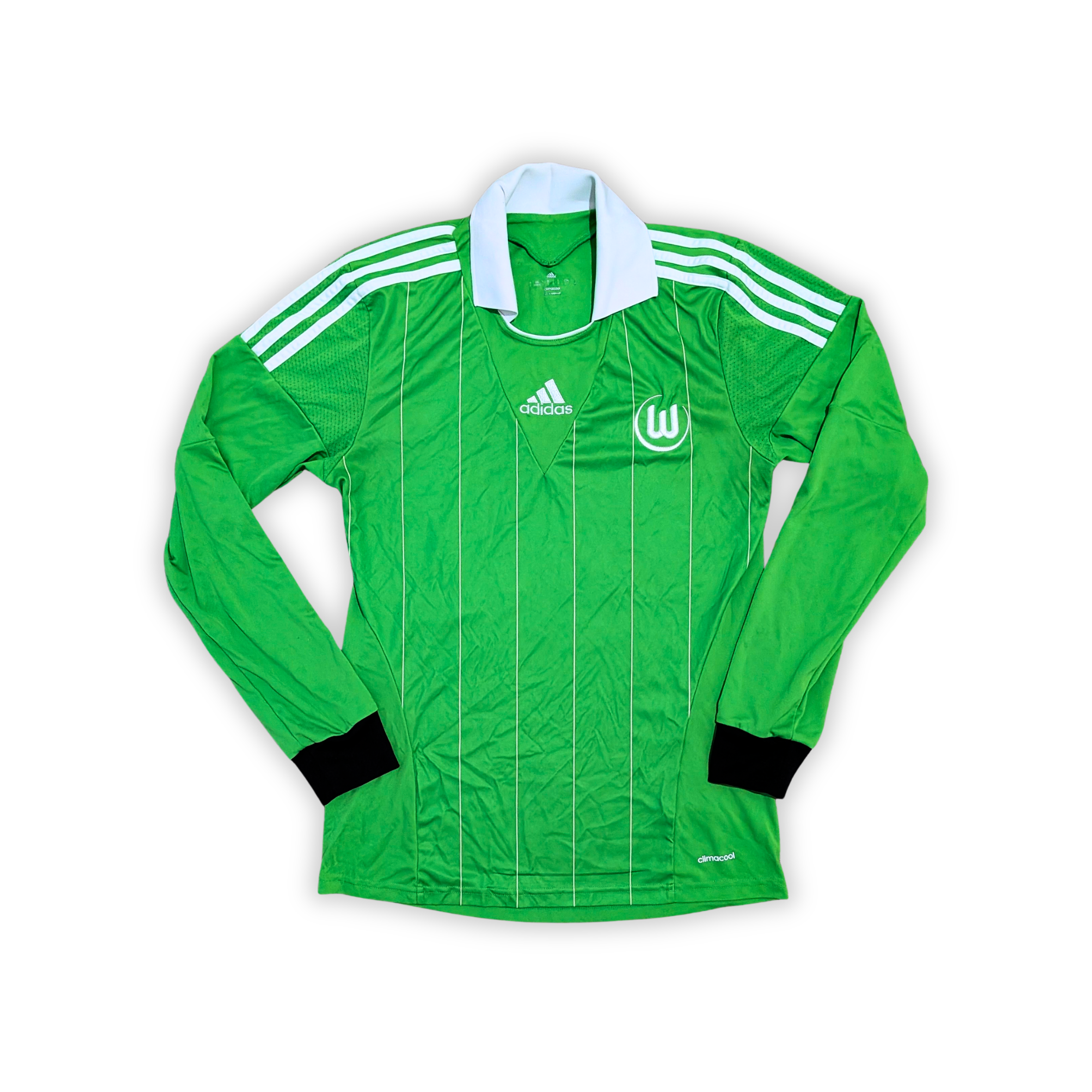 2013-14 Vfl Wolfsburg Long Sleeve Home Shirt - De Bruyne 14