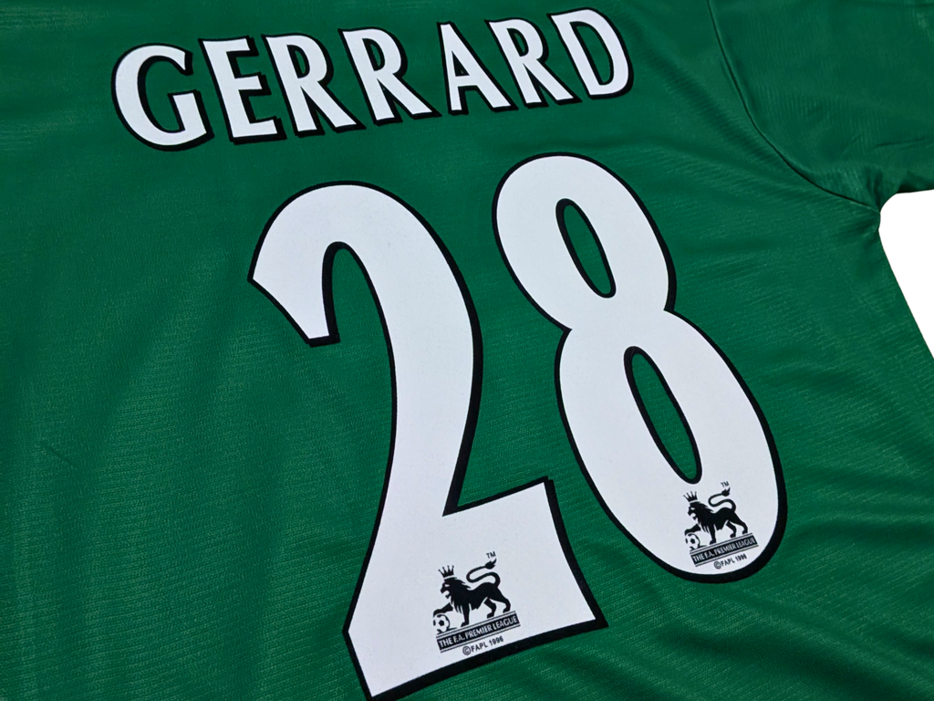 1991-01 Liverpool Away / Third Shirt - Gerrard 28