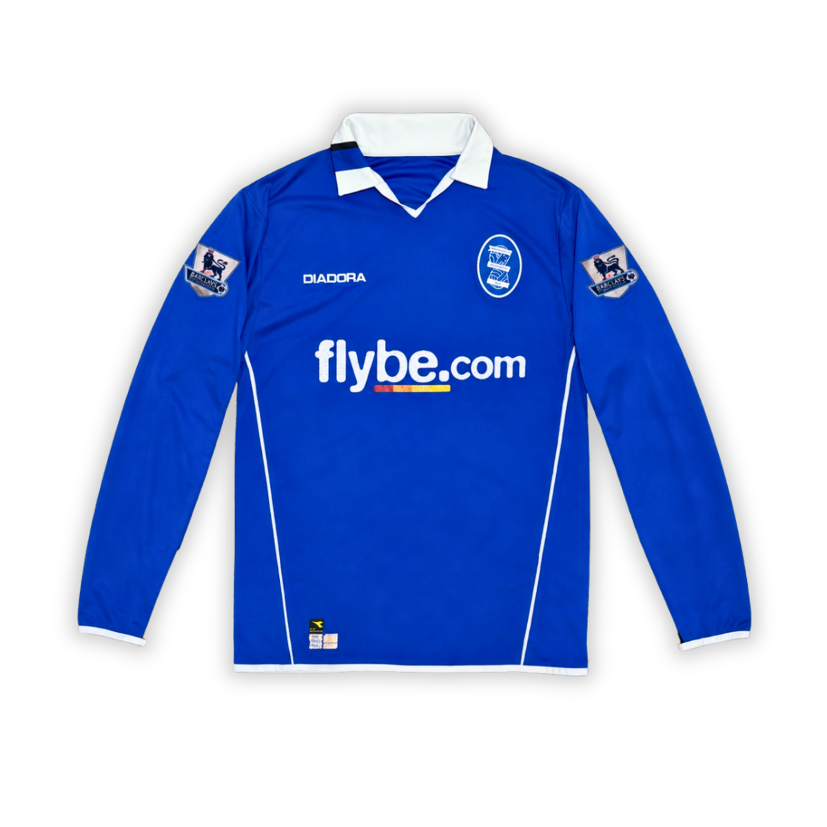 2004-05 Birmingham City Long Sleeve Home Shirt - Gray 21