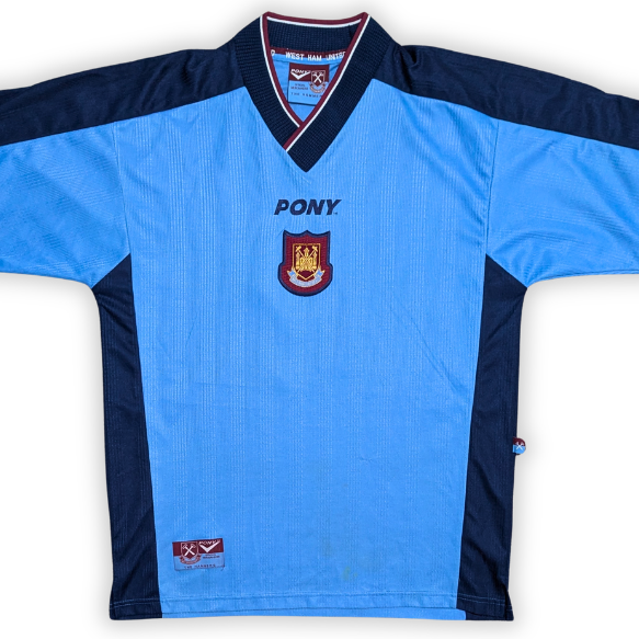 1997-98 West Ham Away Shirt - Hartson 10