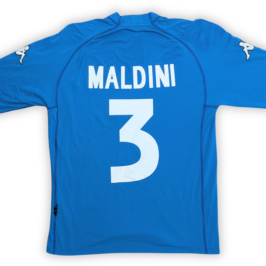 2000-02 Italy Home Shirt - Maldini 3