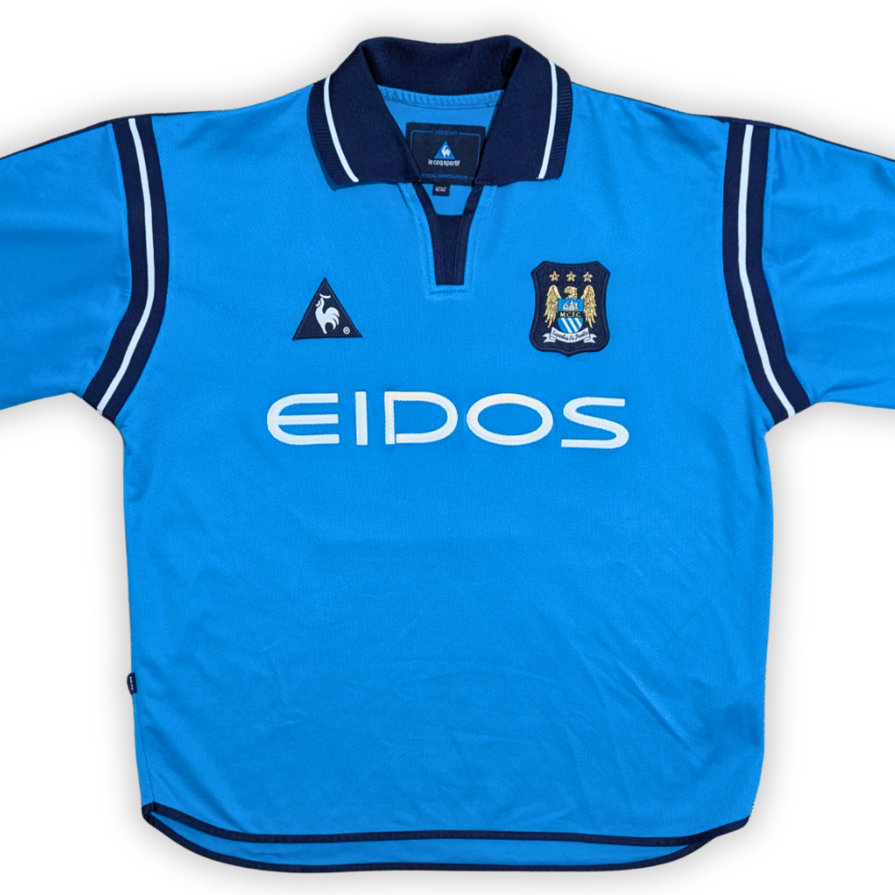 2001-02 Manchester City Home Shirt - Haaland 15