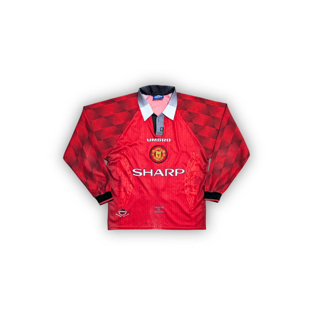 1996-98 Manchester United L/S Home Shirt - Cantona 7