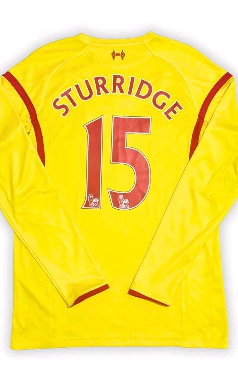 2014-15 Liverpool Long Sleeve Away Shirt - Sturridge 15