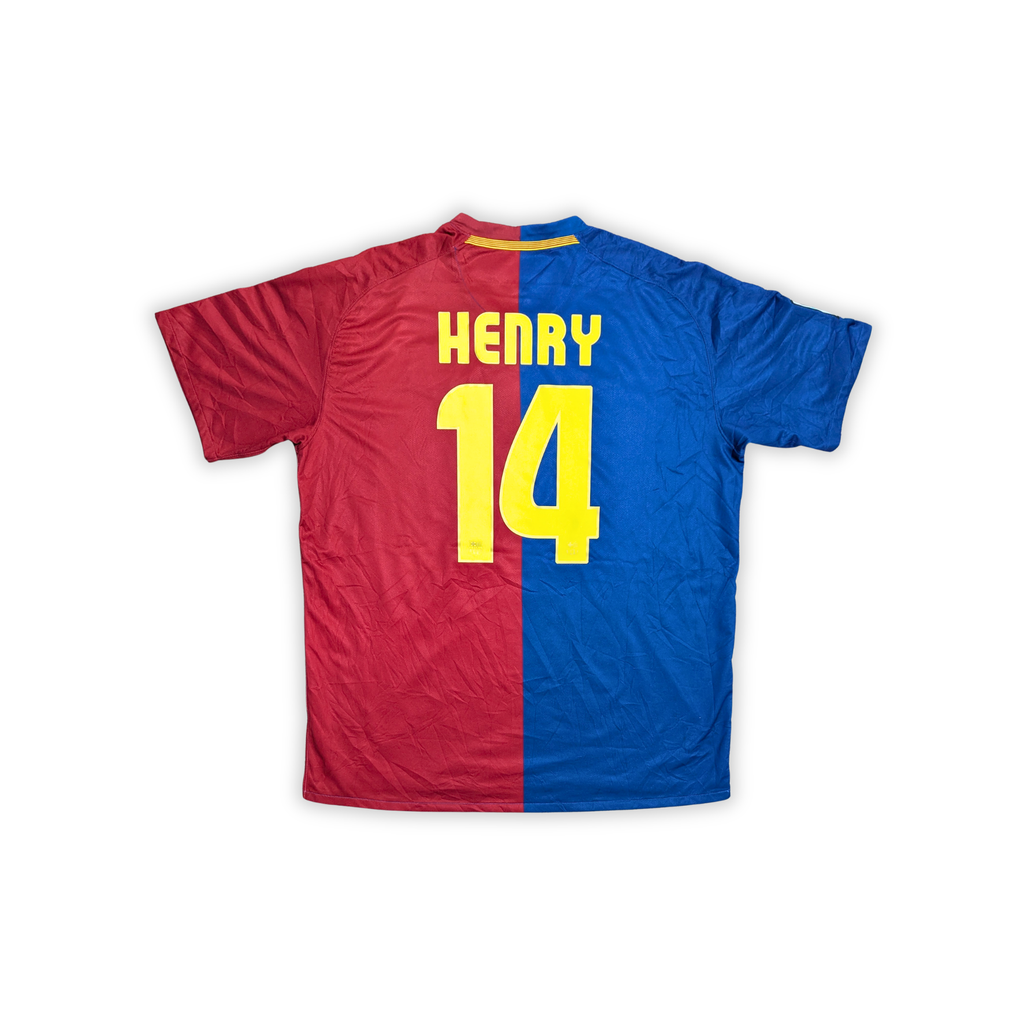 2008-09 Barcelona Home Shirt - Henry 14
