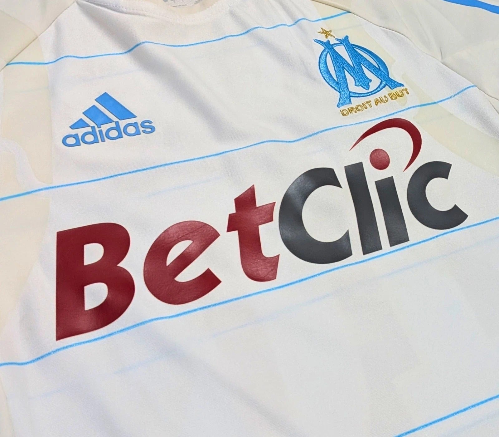 2010-11 Marseille Player Version Home Shirt - Gignac 10