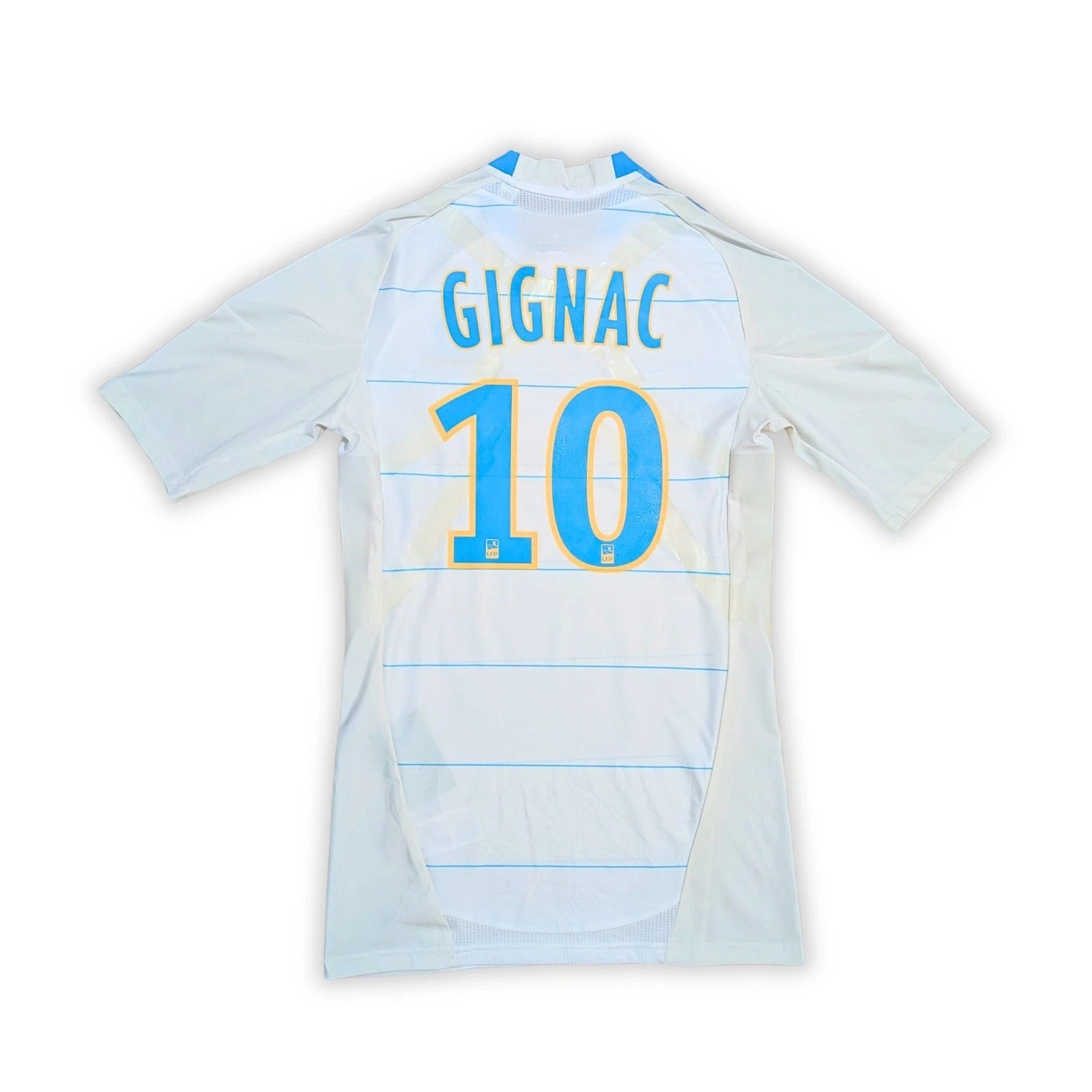 2010-11 Marseille Player Version Home Shirt - Gignac 10