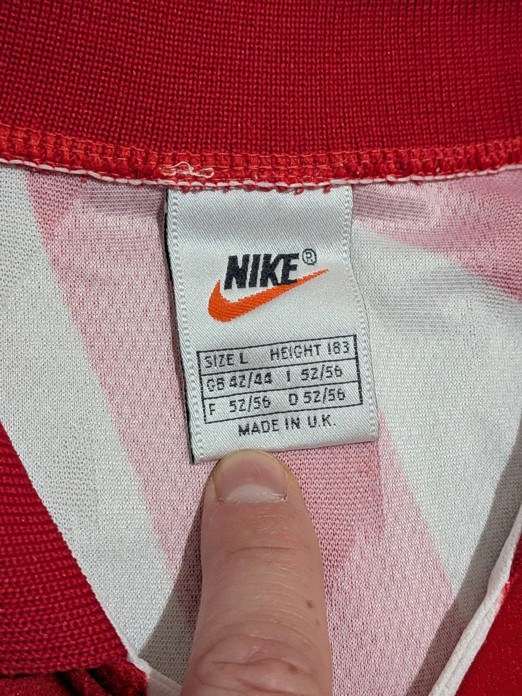 1995-97 Nike 'Drake Ramberg' Template Football Shirt (Red)