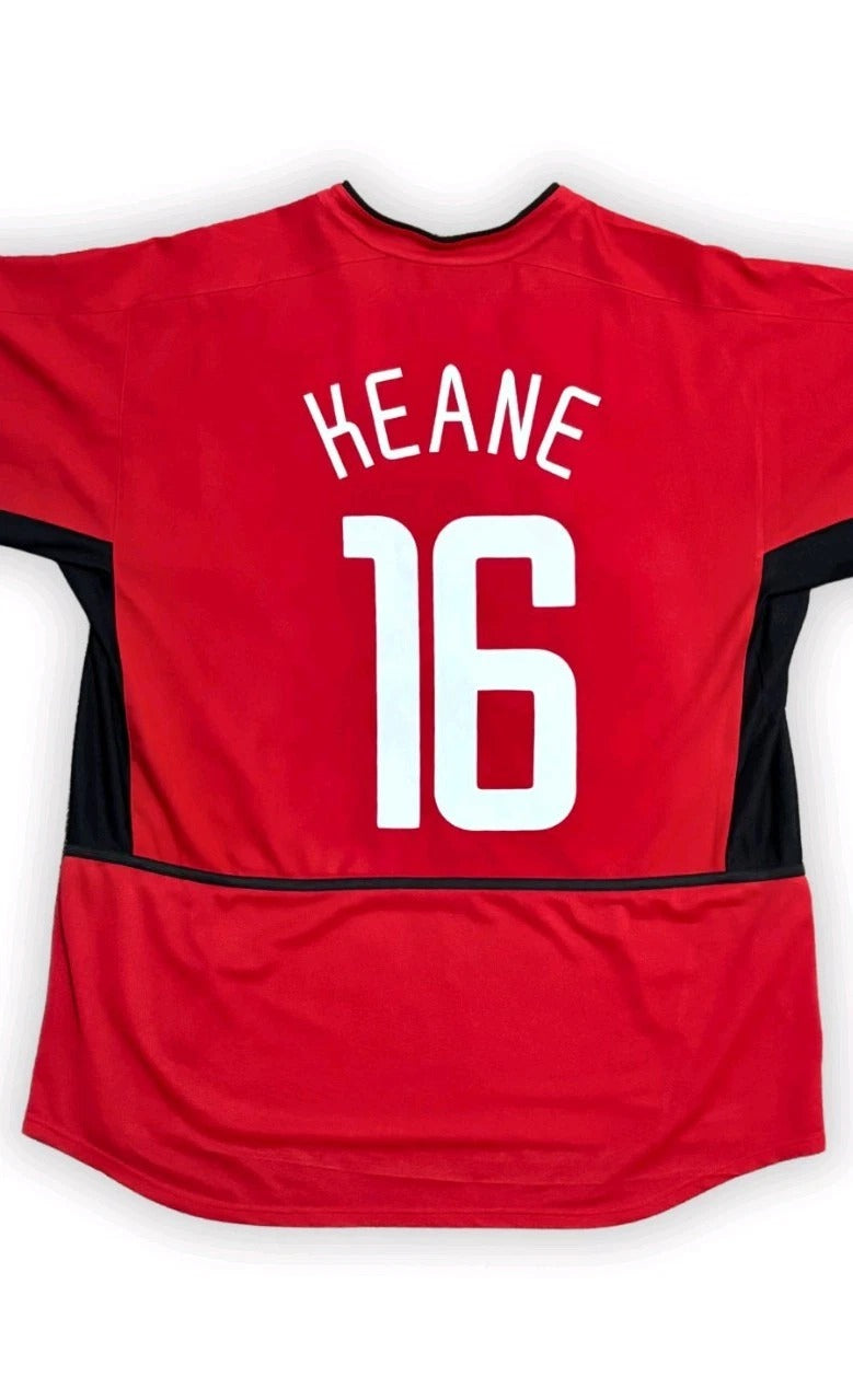 2002-04 Manchester United Home Shirt - Keane 16