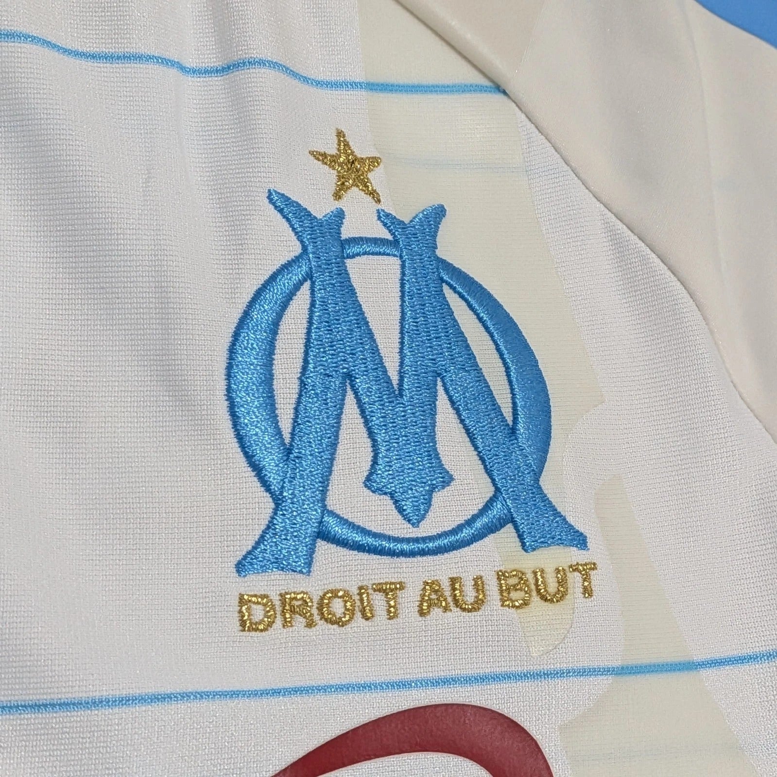 2010-11 Marseille Player Version Home Shirt - Gignac 10