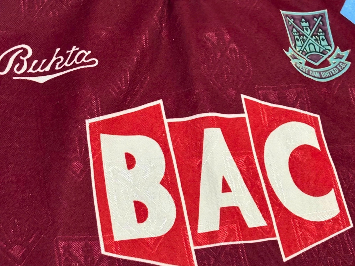 1991-92 West Ham Home Shirt
