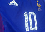 2002-04 France Home Shirt - Zidane 10