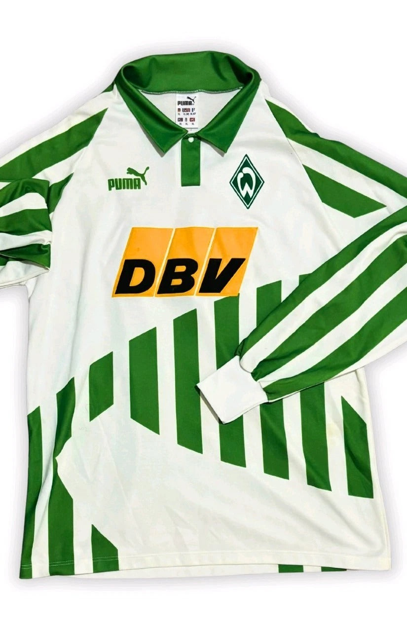 1994-95 Werder Bremen Long Sleeve Home Shirt