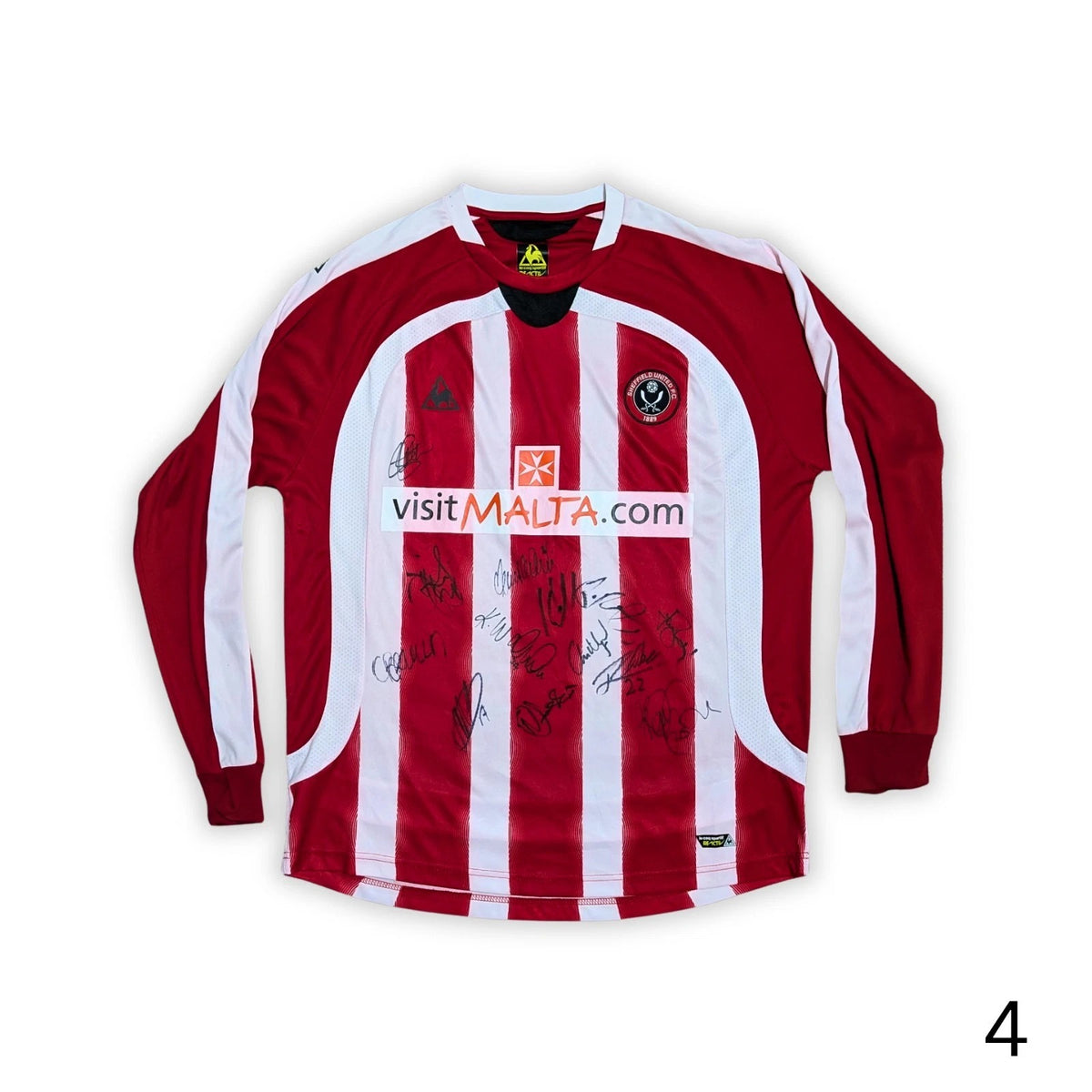 2008-09 Sheffield United Long Sleeve Home Shirt