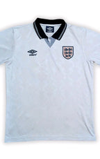 1990 England Home Shirt 2000s Umbro Re-issue - #19
