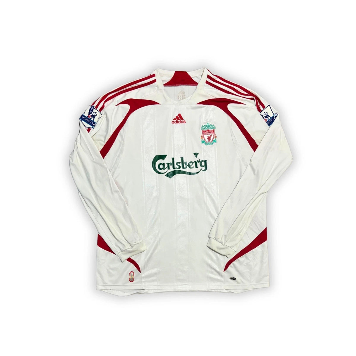 2007-08 Liverpool Long Sleeve Away Shirt - Torres 9