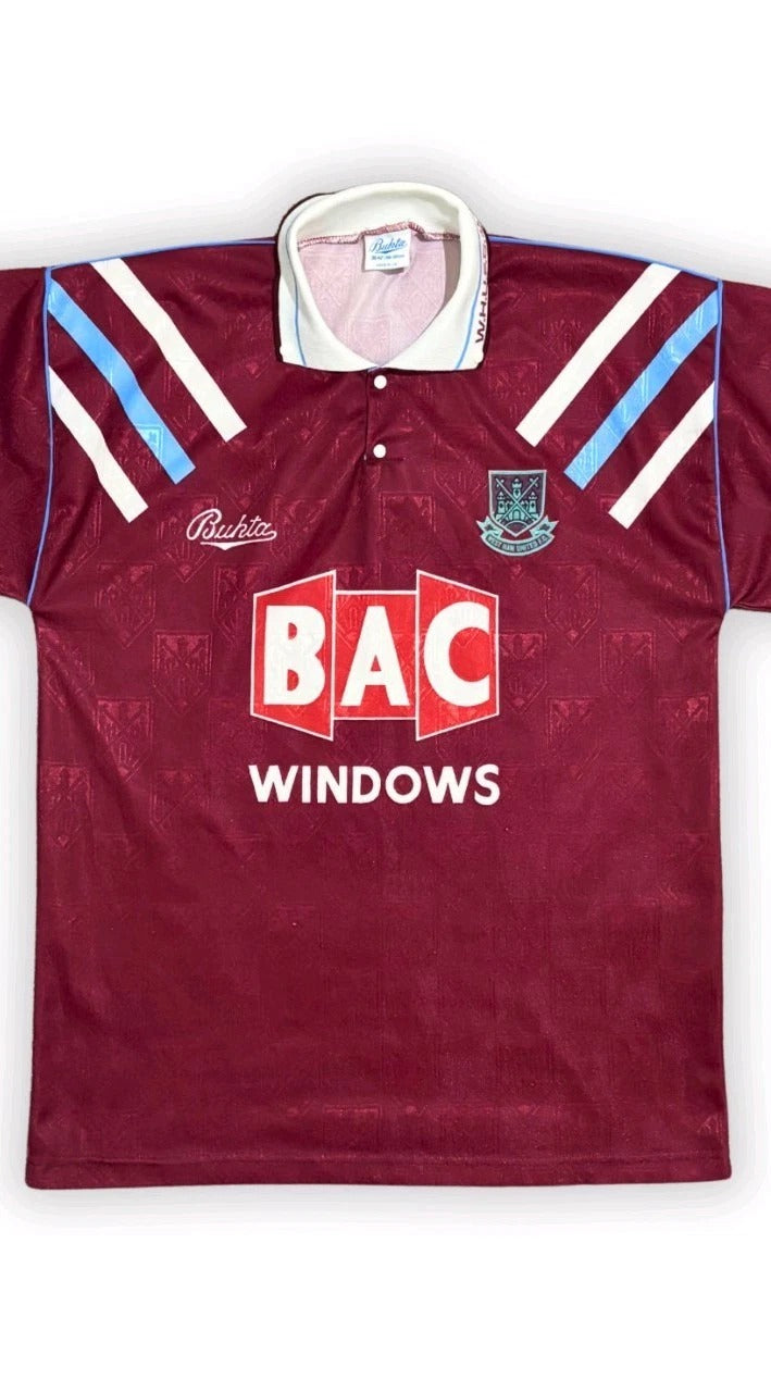 1991-92 West Ham Home Shirt