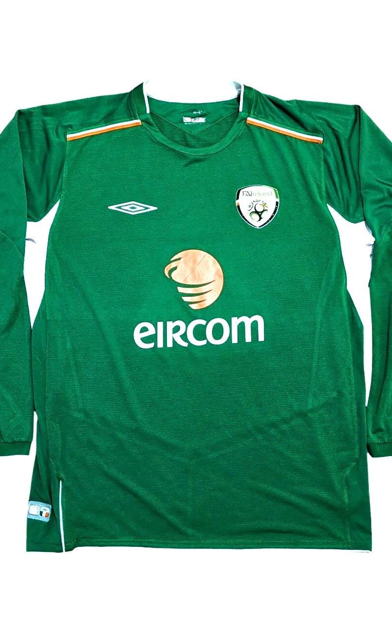 2004-06 Ireland Long Sleeve Home Shirt