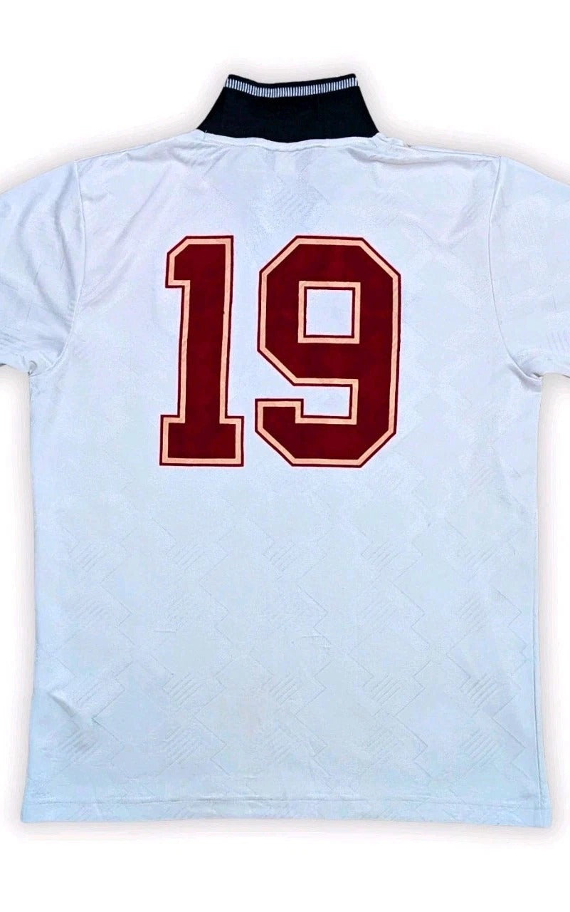 1990 England Home Shirt 2000s Umbro Re-issue - #19
