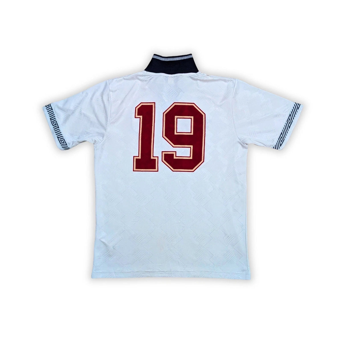 1990 England Home Shirt 2000s Umbro Re-issue - #19