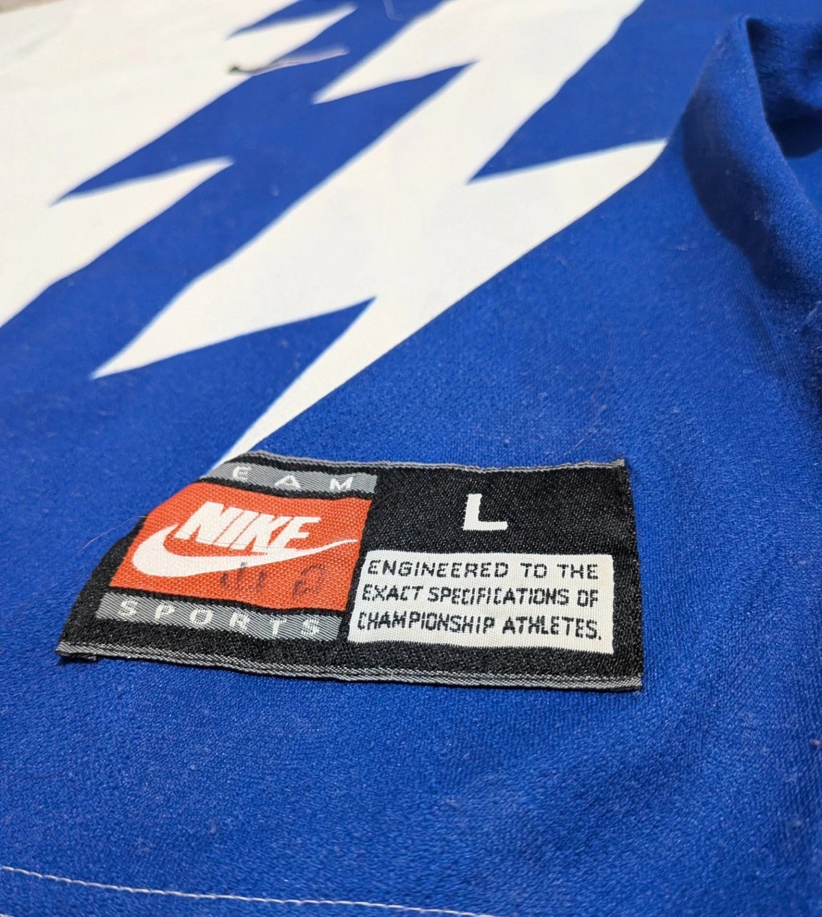 1995-97 Nike 'Drake Ramberg' Template Football Shirt (Blue)