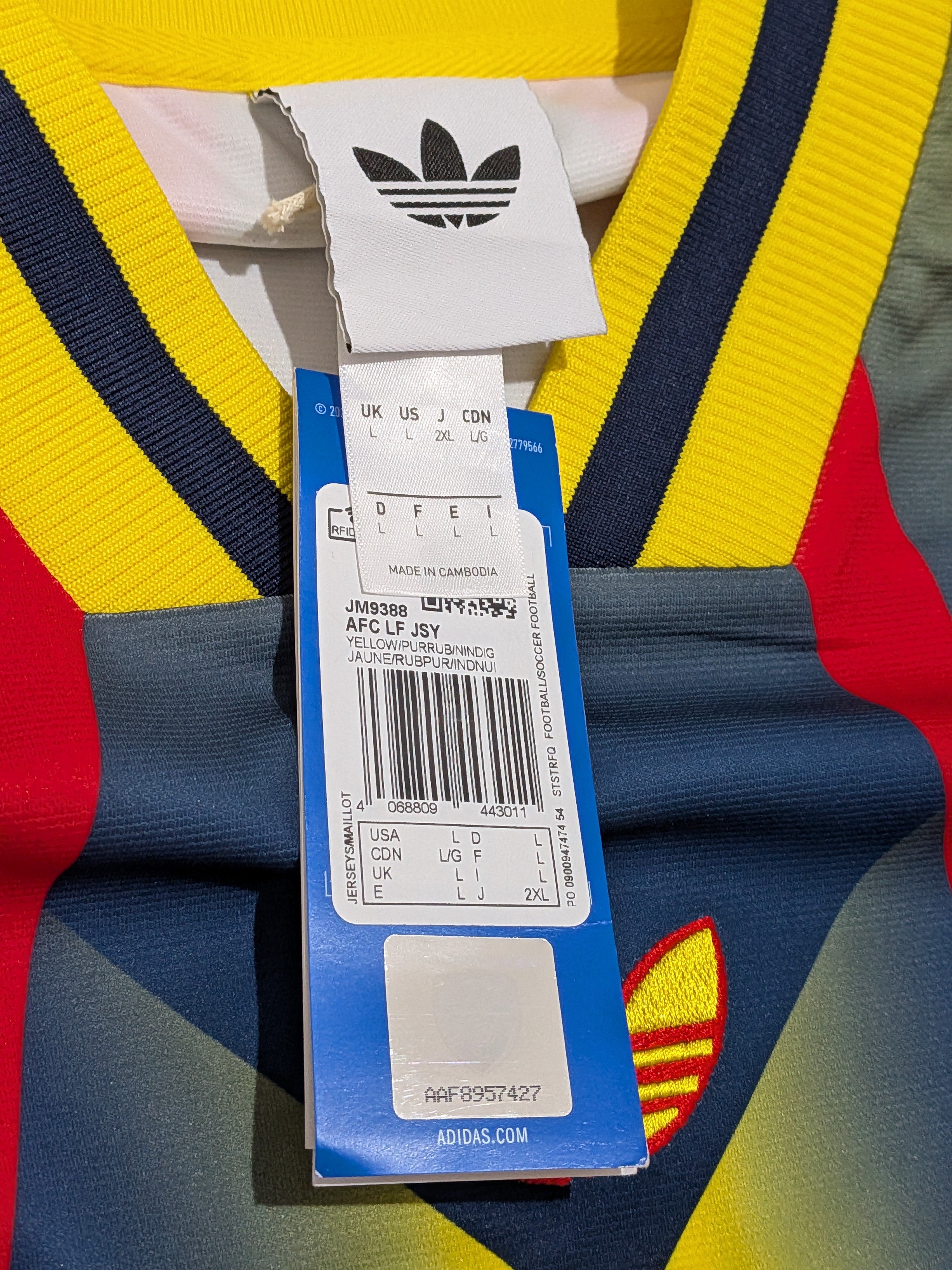 2025-26 Arsenal Adidas Originals Custom Leisure Shirt - Wright 8