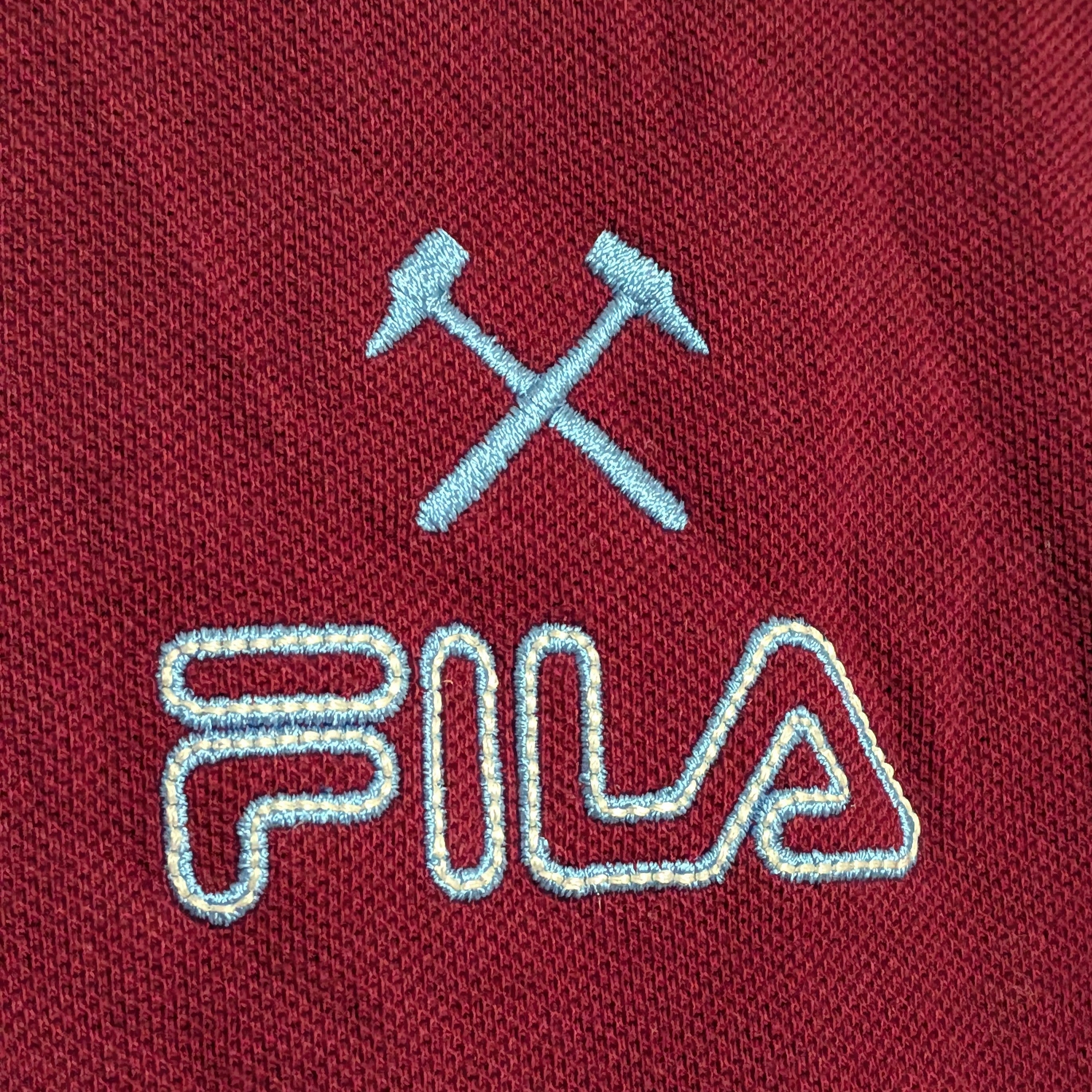 90s West Ham Fila Leisure Polo Shirt - BNWT