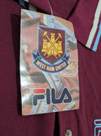 90s West Ham Fila Leisure Polo Shirt - BNWT