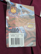 90s West Ham Fila Leisure Polo Shirt - BNWT