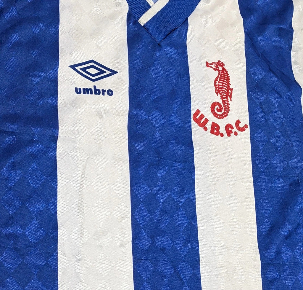 1990s Whitley Bay L/S Home Shirt - #5