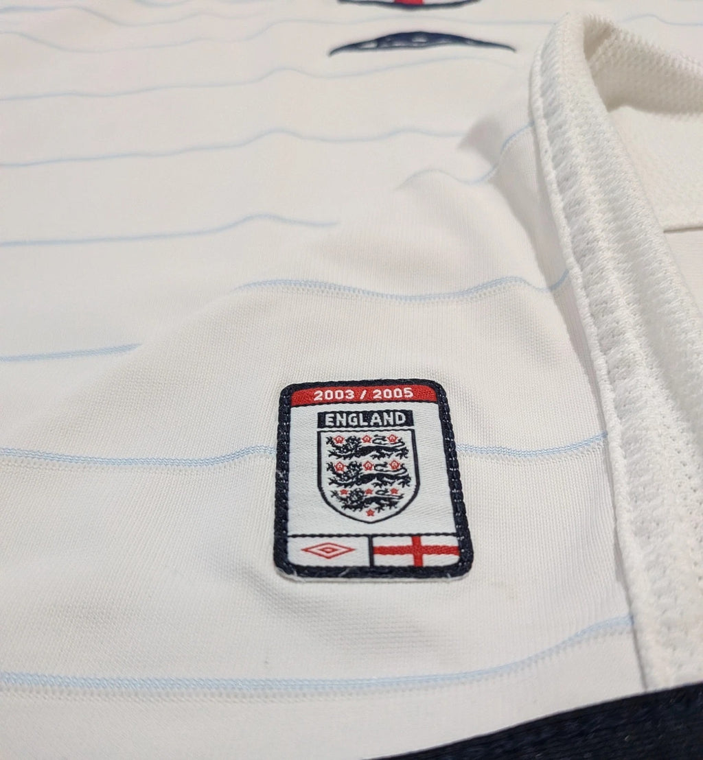 2003-05 England Long Sleeve Home Shirt