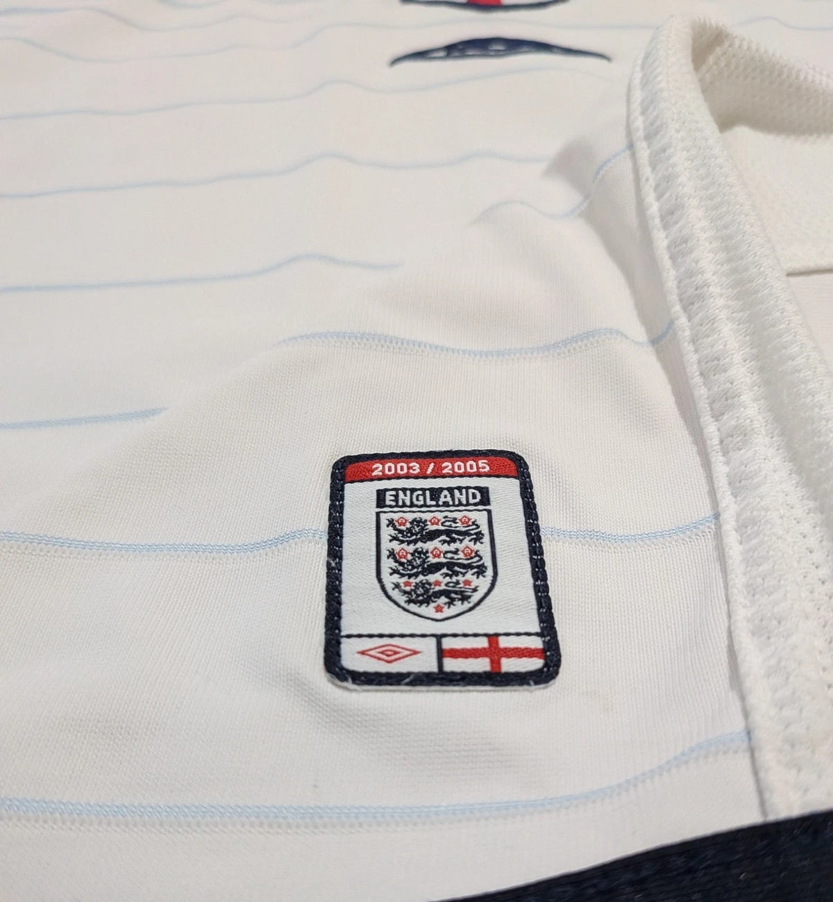 2003-05 England Long Sleeve Home Shirt