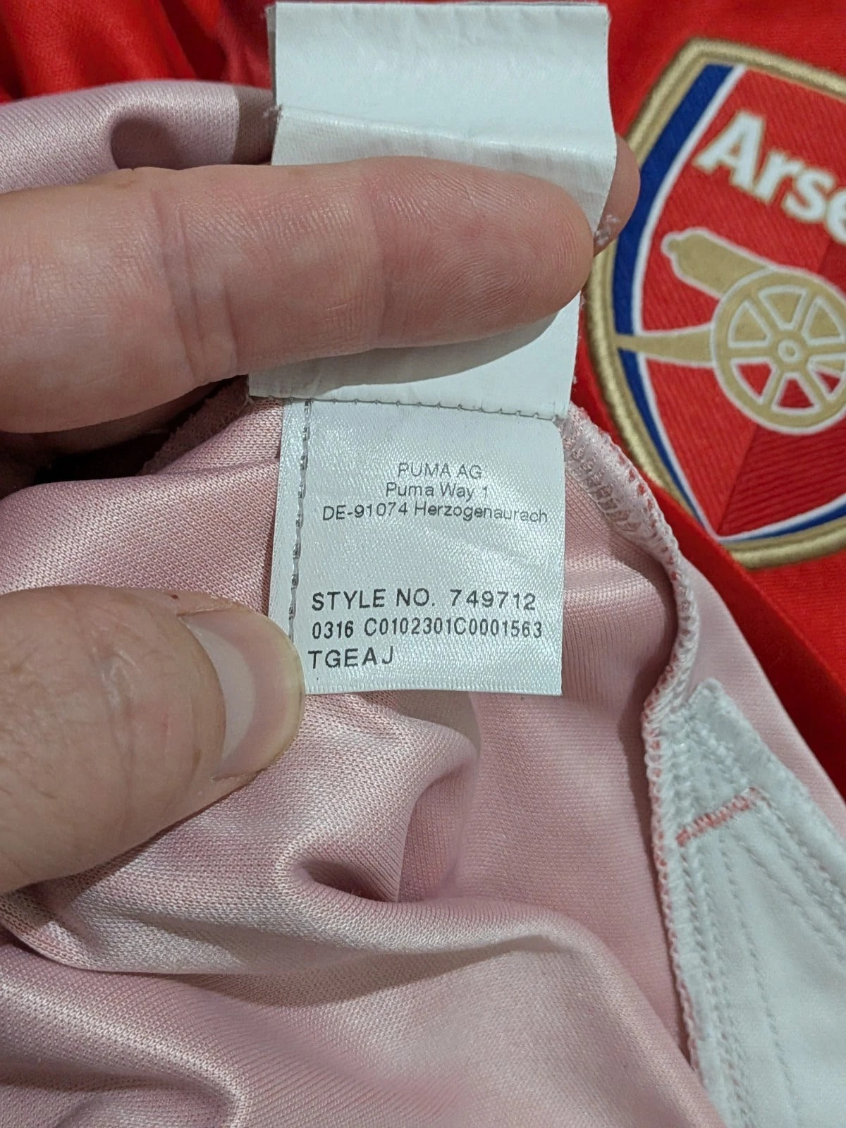 2016-17 Arsenal Home Shirt - S.Cazorla 19