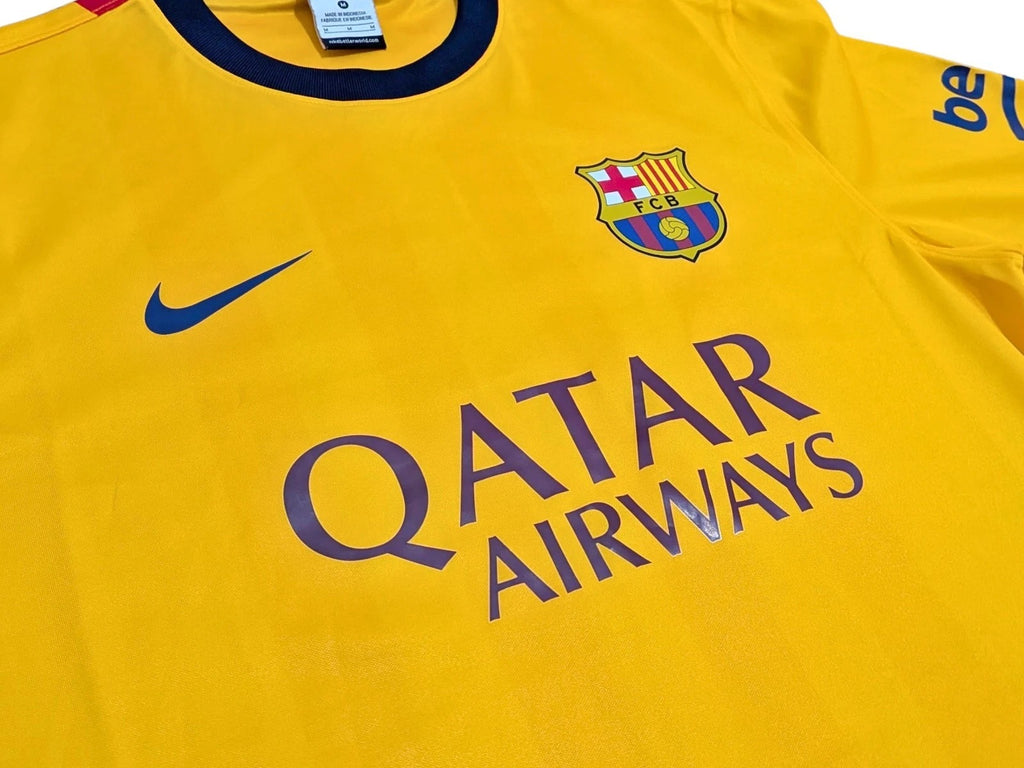 2015-16 Barcelona Basic Away Shirt - Messi 10