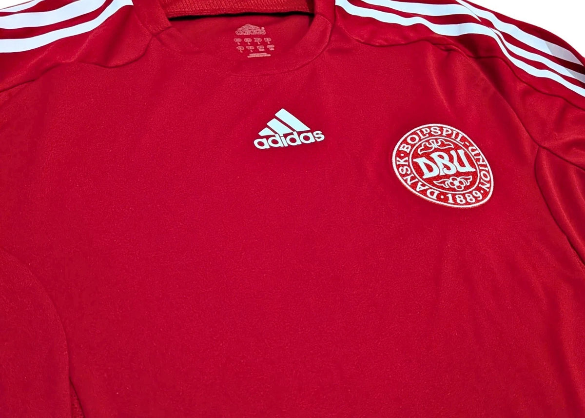 2007-10 Denmark Player Issue Long Sleeve Home Shirt