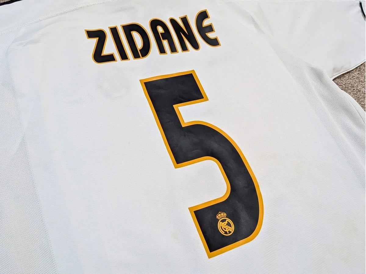 2003-04 Real Madrid Home Shirt - Zidane 5