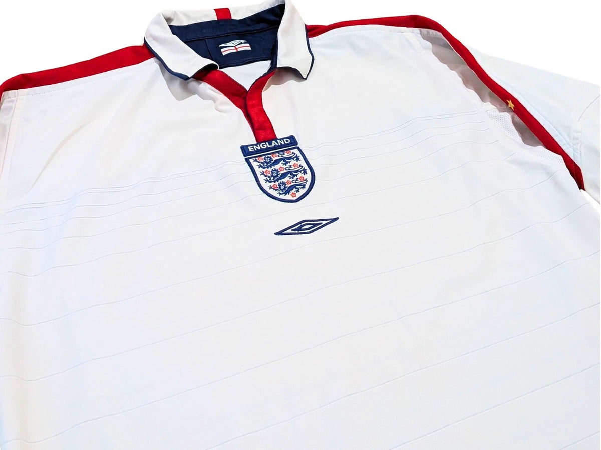 2003-05 England Long Sleeve Home Shirt