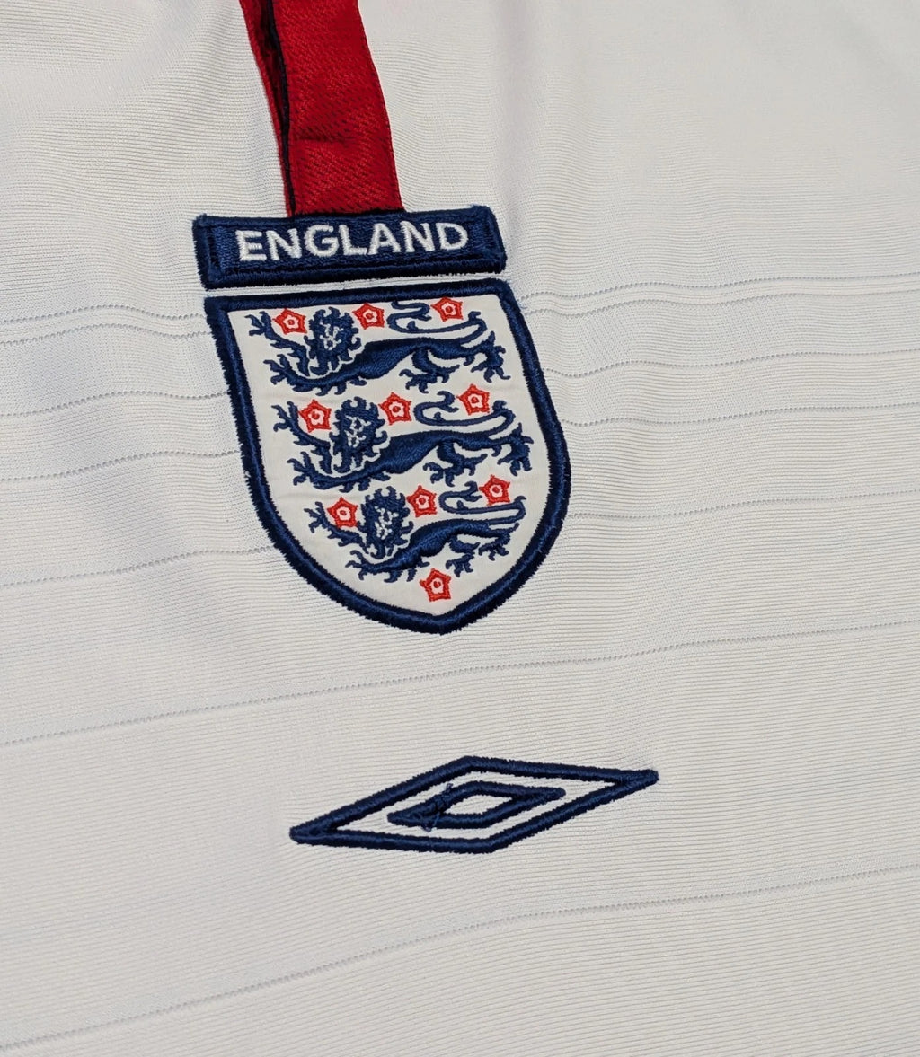 2003-05 England Long Sleeve Home Shirt