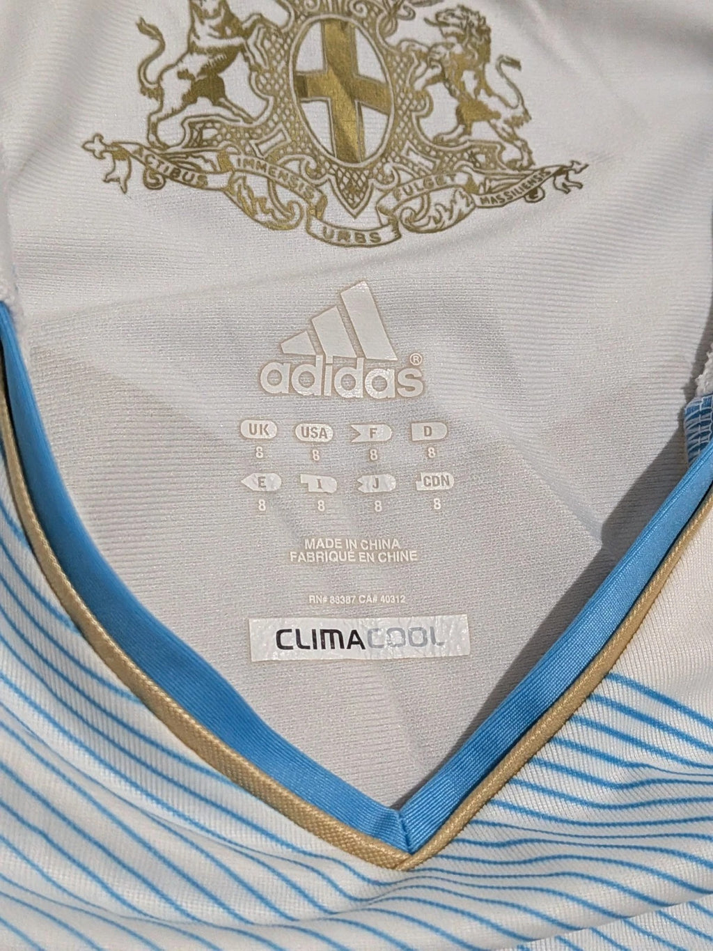 2010-11 Marseille Player Version Home Shirt