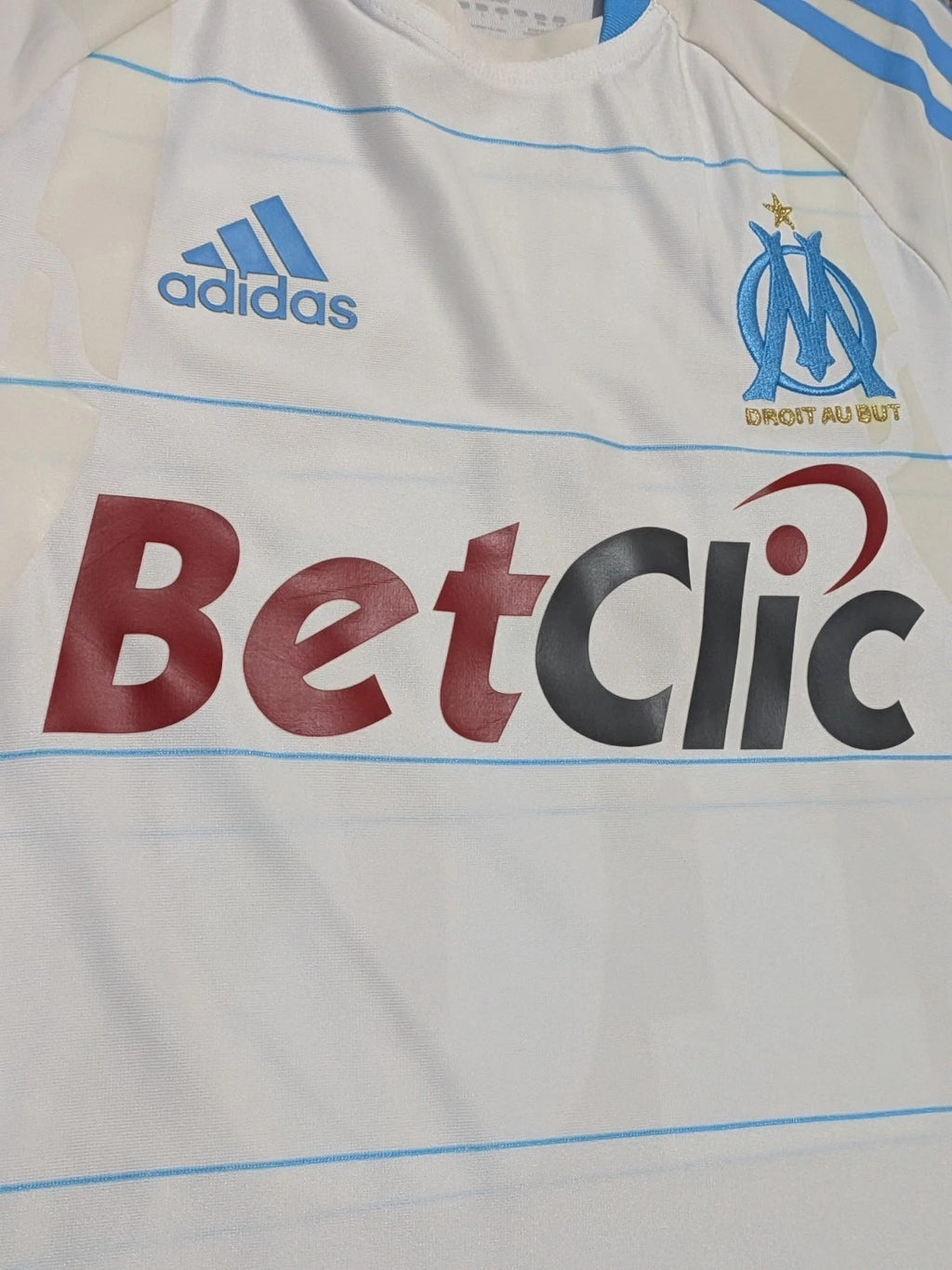 2010-11 Marseille Player Version Home Shirt - Gignac 10