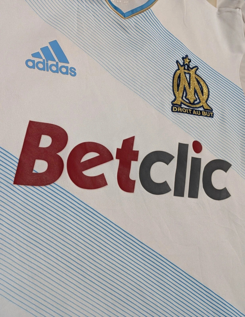 2010-11 Marseille Player Version Home Shirt