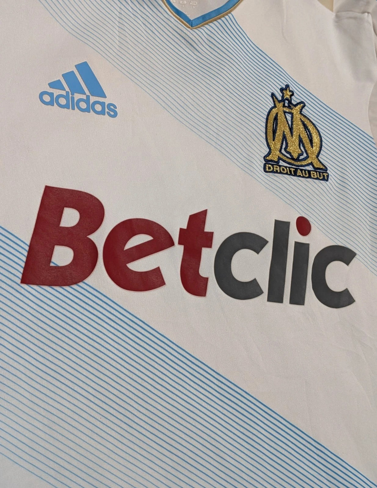 2010-11 Marseille Player Version Home Shirt