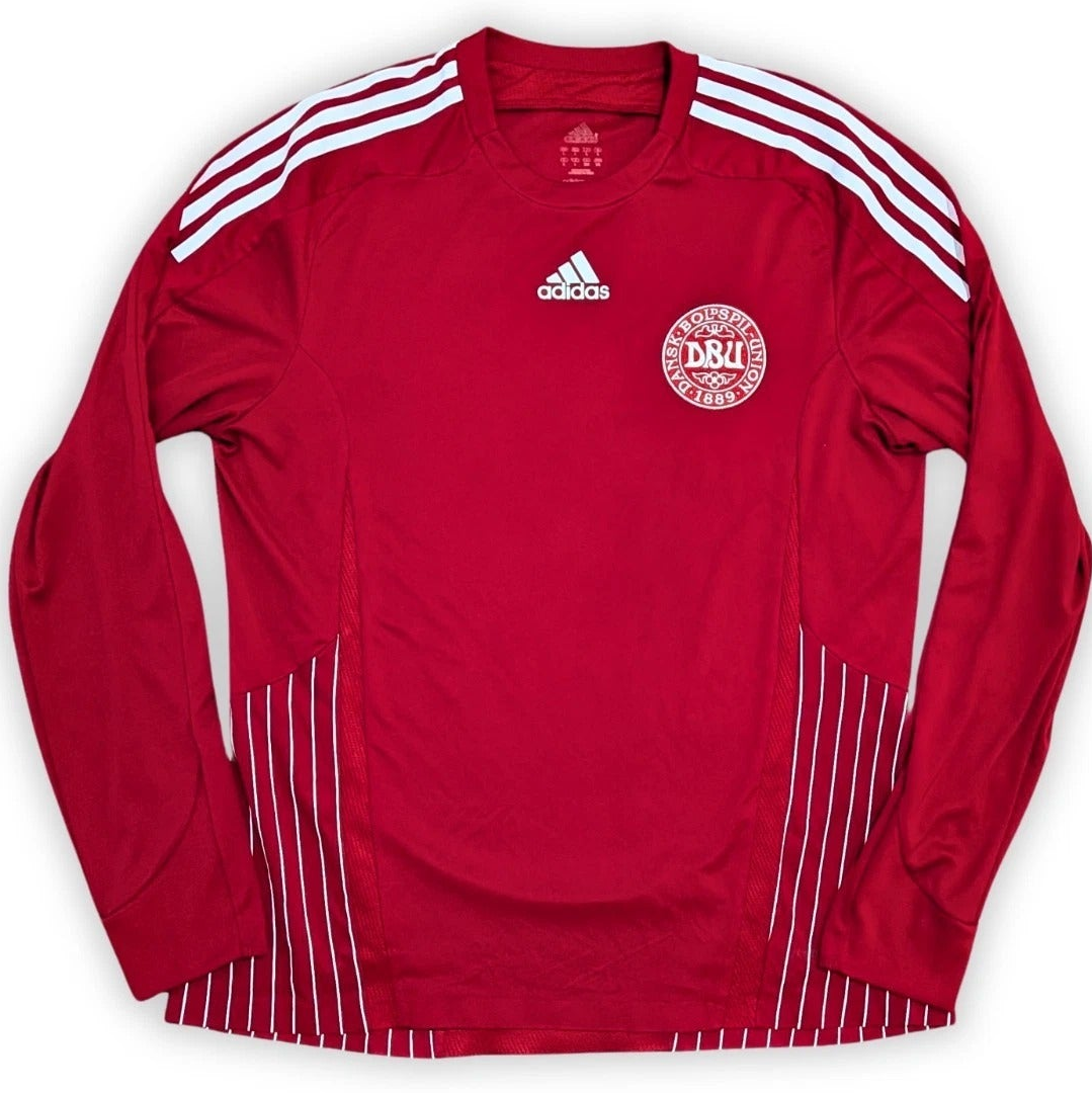 2007-10 Denmark Player Issue Long Sleeve Home Shirt