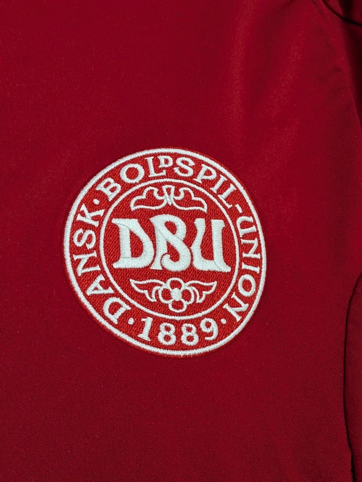 2007-10 Denmark Player Issue Long Sleeve Home Shirt