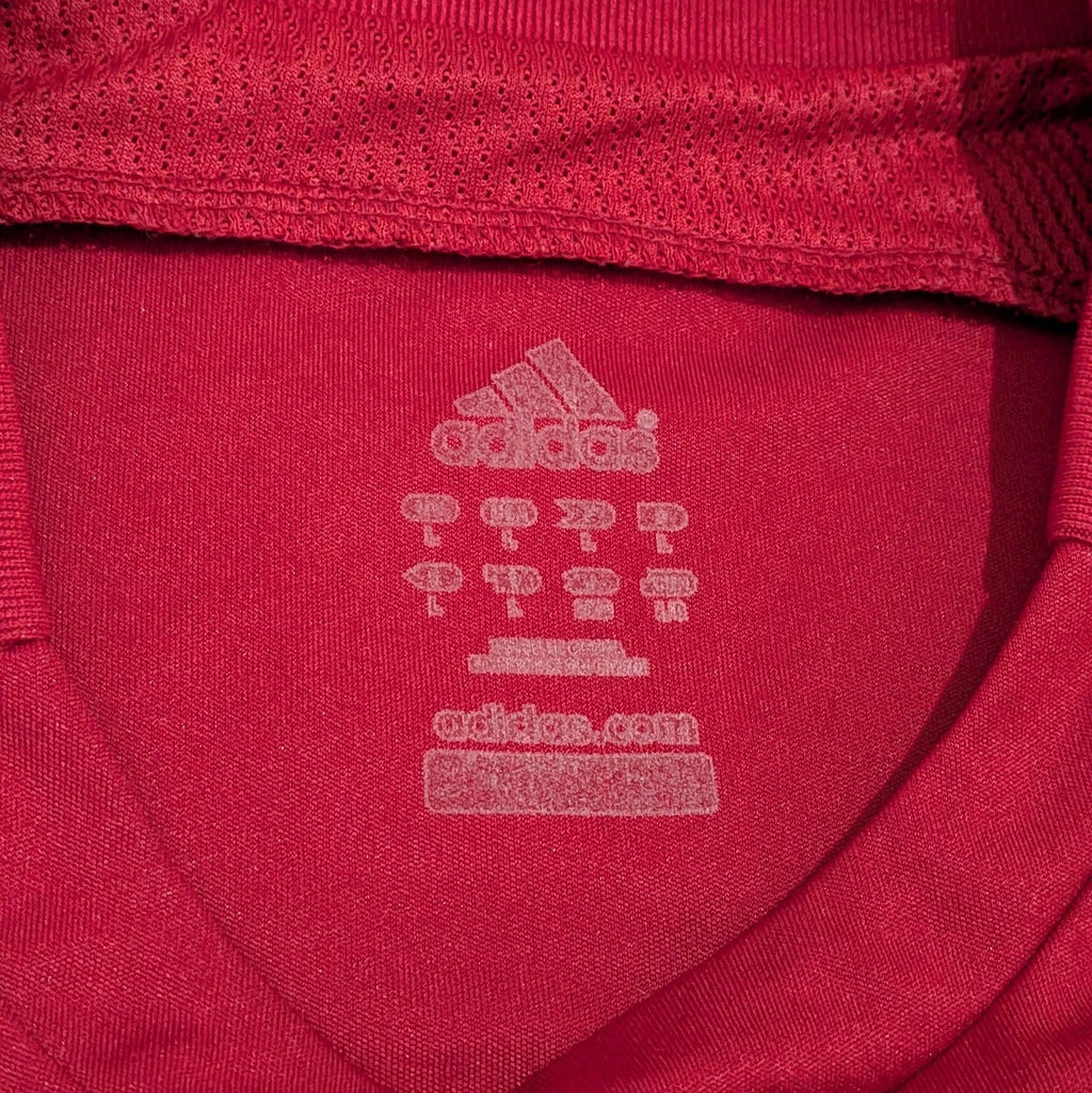 2007-10 Denmark Player Issue Long Sleeve Home Shirt